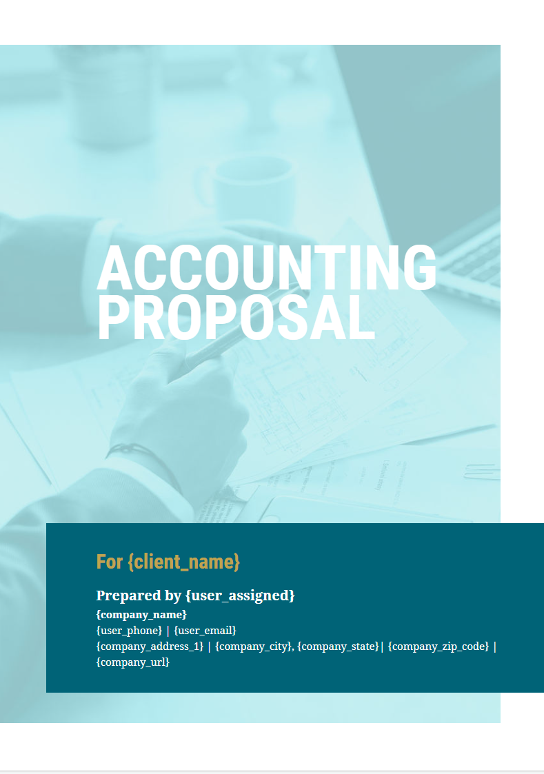 Accounting Proposal