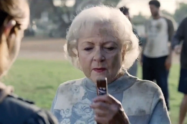 betty white snickers commercial