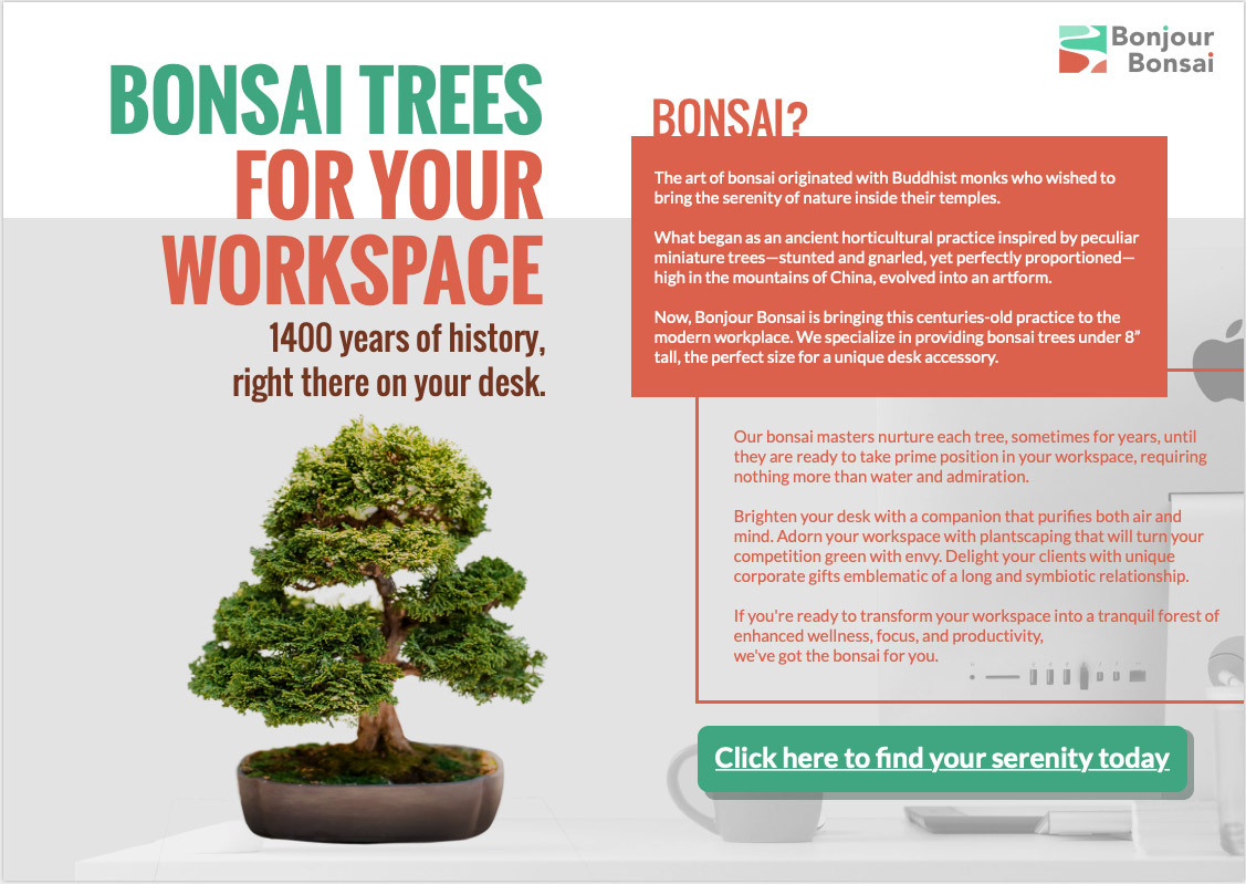 Bonsai trees for your workspace