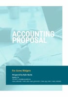 Accounting Proposal Template Thumbnail