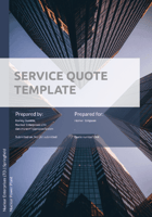 Service Quote Template Thumbnail