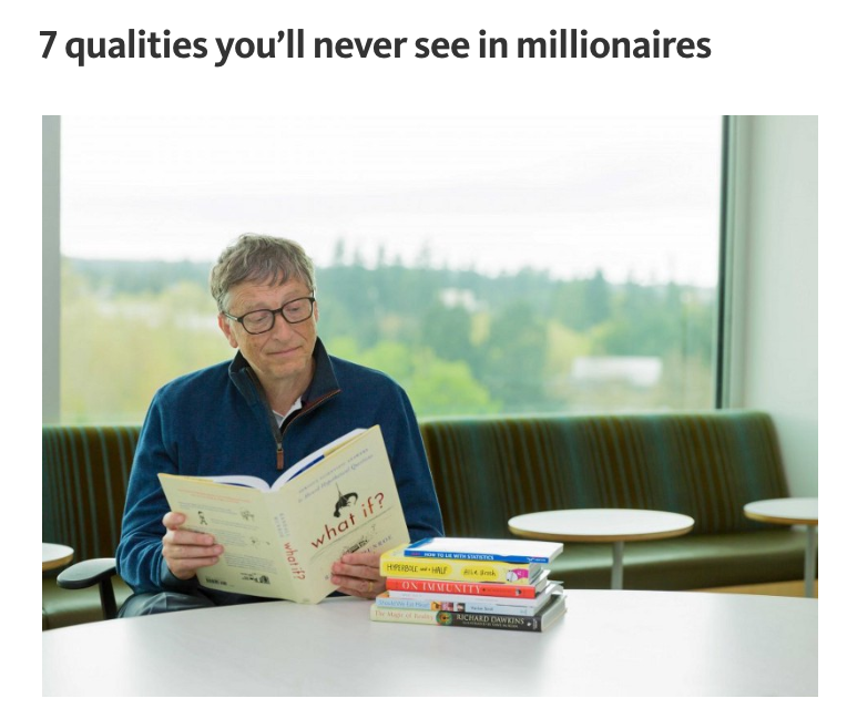 7 qualities you'll never see in millionaires