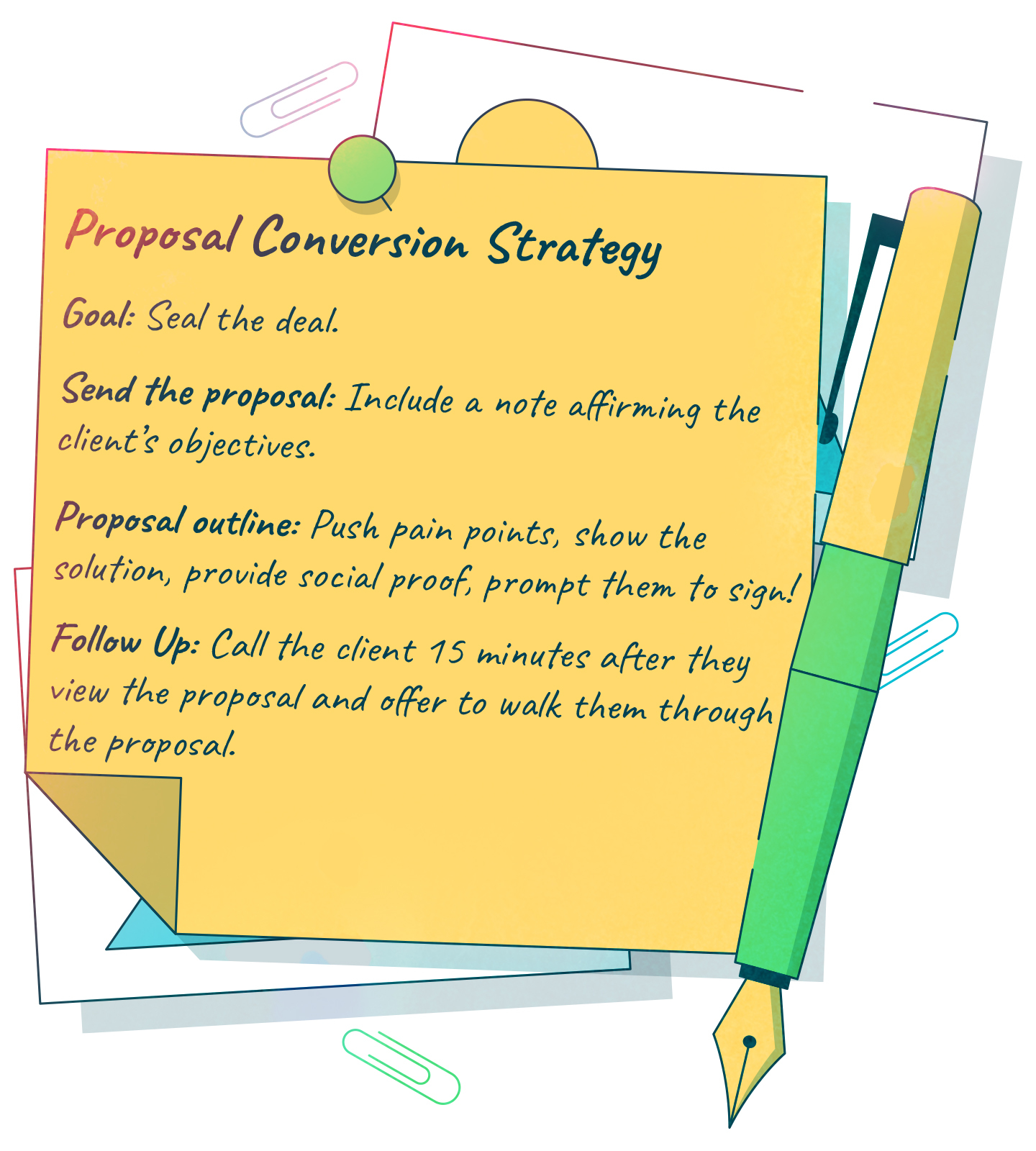 proposal conversion strategy checklist