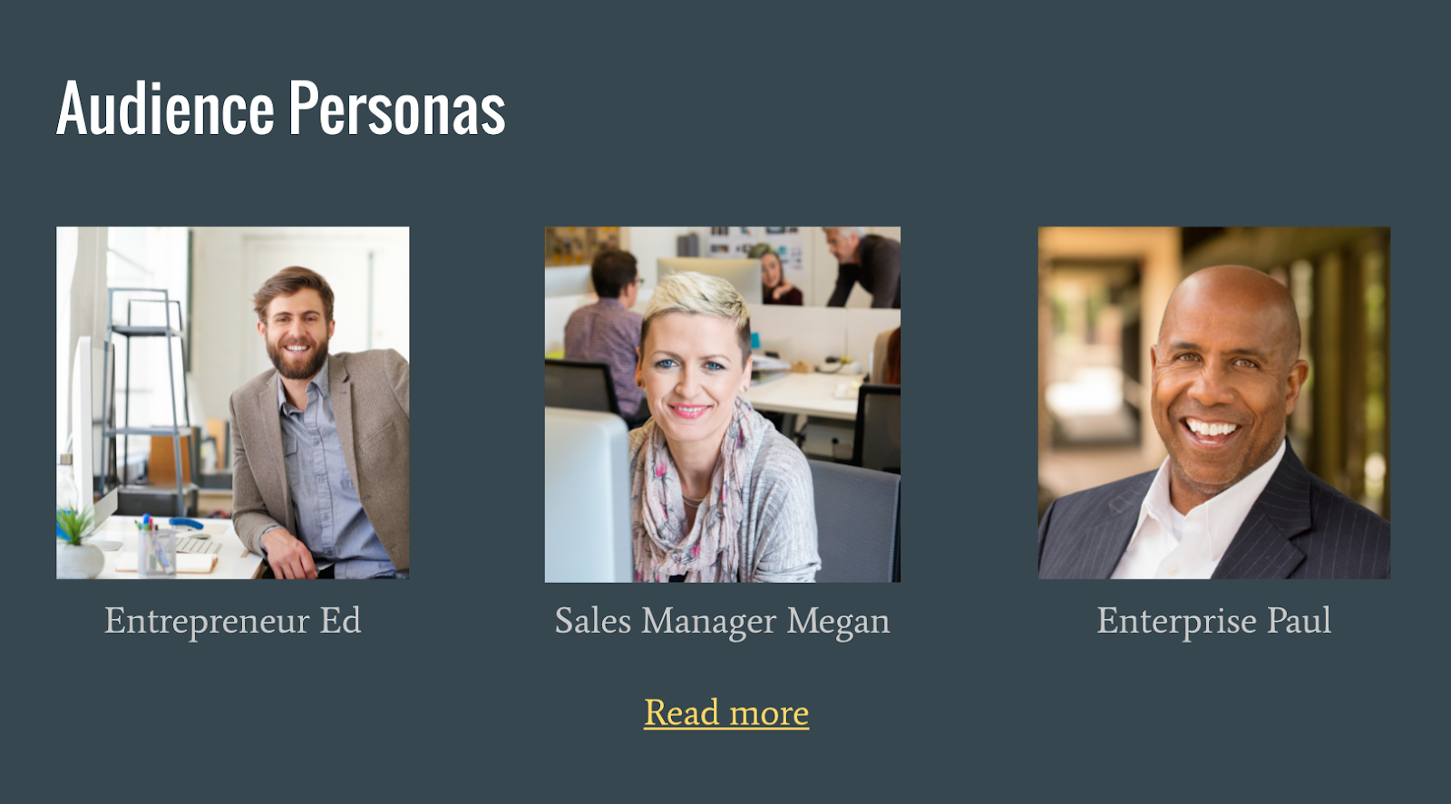 customer and audience personas in your team playbook
