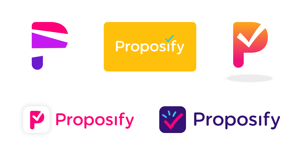 new proposify early logos