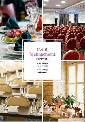 Event Management Proposal Template Thumbnail