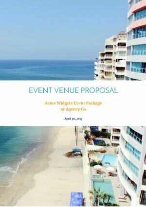 Hotel Event Venue Proposal Template Thumbnail