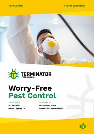 Pest Control Proposal Template Thumbnail